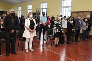 Alicia encabezó el homenaje a Juan Esteban, trabajador rural protagonista de las huelgas de 1921