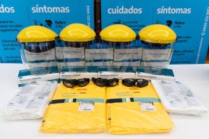 Entregaron materiales de protección al Servicio de Terapia Intensiva del Hospital de Río Gallegos