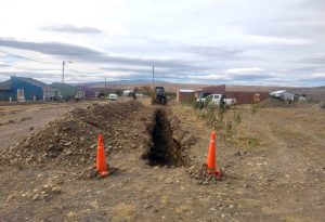 Comenzaron las obras de extensión de redes de gas en Tres Lagos