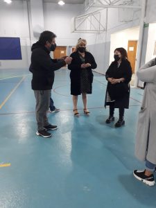 Autoridades de la cartera educativa relevaron tareas de mantenimiento en instituciones de Río Gallegos