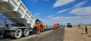 Gómez Bull: "Alicia nos pidió que agotemos los recursos para repavimentar la Autovía Caleta Olivia- Comodoro Rivadavia"