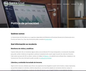 Presentaron el nuevo sitio de la Subsecretaría de Informática de Santa Cruz