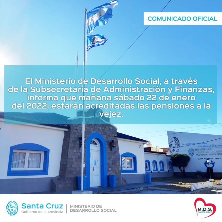Comunicado: Pago de pensiones a la vejez