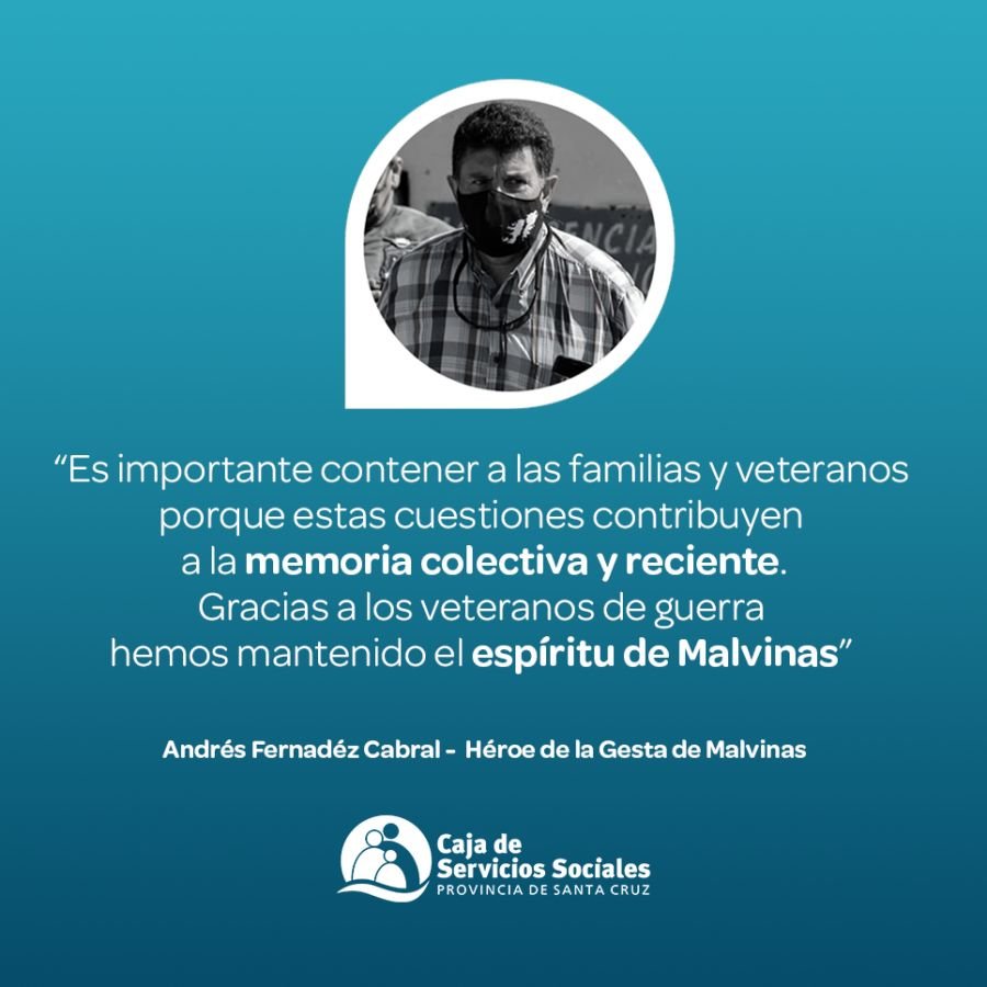La Caja de Servicios Sociales brinda cobertura especial a 115 Héroes de Malvinas
