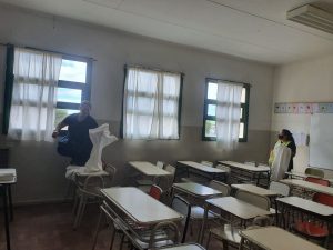 Realizaron recorrida por instituciones educativas de Puerto San Julián y Puerto Santa Cruz
