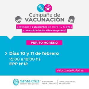 Avanzan en una fuerte campaña de vacunación en toda la provincia