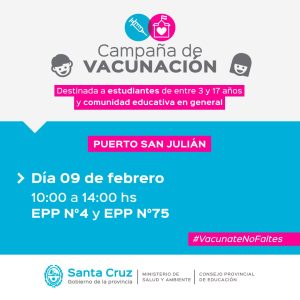 Avanzan en una fuerte campaña de vacunación en toda la provincia