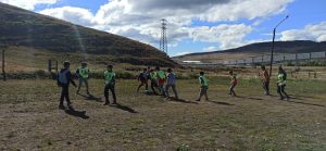 Estudiantes participan de la propuesta Fútbol Callejero en Julia Dufour