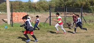Estudiantes participan de la propuesta Fútbol Callejero en Julia Dufour