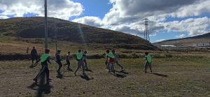 Estudiantes participan de la propuesta Fútbol Callejero en Julia Dufour