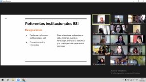 Educación avanza con el plan de trabajo 2022 para la Modalidad de Educación Sexual Integral