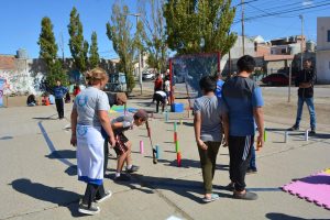 Realizaron jornada de actividades saludables y recreación en el barrio Ceferino de Caleta Olivia