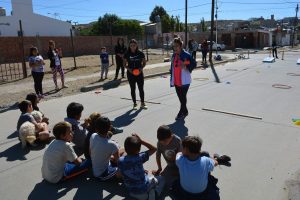 Realizaron jornada de actividades saludables y recreación en el barrio Ceferino de Caleta Olivia