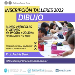 Se encuentran abiertas las inscripciones para los talleres artísticos en el Complejo Cultural