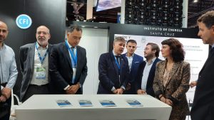 Inauguraron formalmente el stand del Instituto de Energía en la Exposición AOG 2022