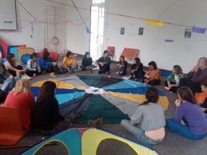 Desarrollo Social participó del encuentro de coordinadorxs y equipos técnicos de las Zonas de Crianza Comunitaria