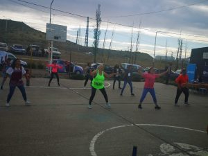 El Estado en tu Barrio presente en el barrio 17 de Octubre de Caleta Olivia