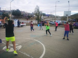 El Estado en tu Barrio presente en el barrio 17 de Octubre de Caleta Olivia