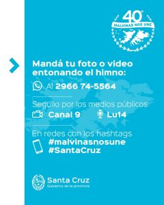 Malvinas Nos Une: Santa Cruz conmemora con múltiples actividades los 40 años de la gesta de Malvinas