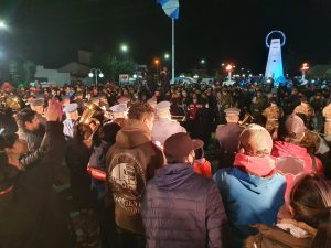Estudiantes del IPSA junto con el Conservatorio Provincial de Música participaron de la vigilia por los 40 Años de Malvinas