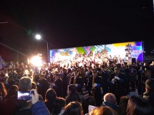 Estudiantes del IPSA junto con el Conservatorio Provincial de Música participaron de la vigilia por los 40 Años de Malvinas