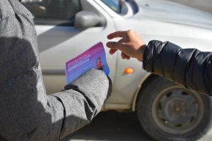 Se realizó campaña de concientización en el centro de Río Gallegos