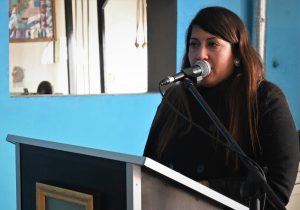 Seguridad presentó un mural homenajeando a los héroes de Malvinas