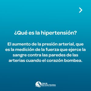 Hipertensión es el programa crónico con más adhesión en la Caja de Servicios Sociales