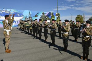 Alicia acompañó la inauguración del mural conmemorativo por los 40 años de la Gesta de Malvinas