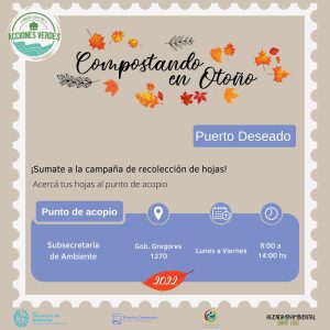 Acciones Verdes: Lanzamiento de la 3° edición “Compostando en otoño”
