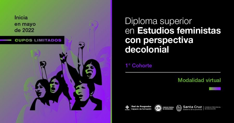 Convocan a participar en la Diplomatura Superior en Estudios feministas con perspectiva decolonial