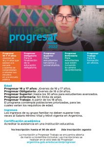 Hasta el 30 de abril continuará abierta la inscripción para las Becas Progresar