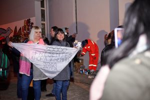 Realizaron mural en conmemoración a las Madres de Plaza de Mayo
