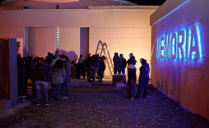 Realizaron mural en conmemoración a las Madres de Plaza de Mayo