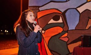 Realizaron mural en conmemoración a las Madres de Plaza de Mayo