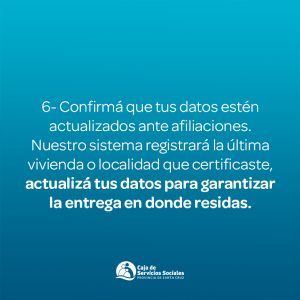 La Caja de Servicios Sociales brindó recomendaciones para acceder a la medicación de alto costo