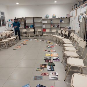 El Plan Provincial de Lecturas realizó visitas a colegios de distintas localidades de Santa Cruz