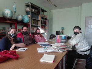 El Plan Provincial de Lecturas realizó visitas a colegios de distintas localidades de Santa Cruz