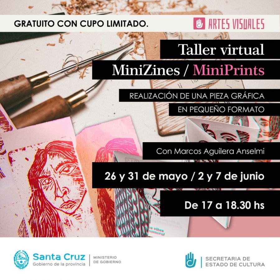 Se realizará Taller gráfico online de artes visuales sobre producción de pieza de pequeño formato