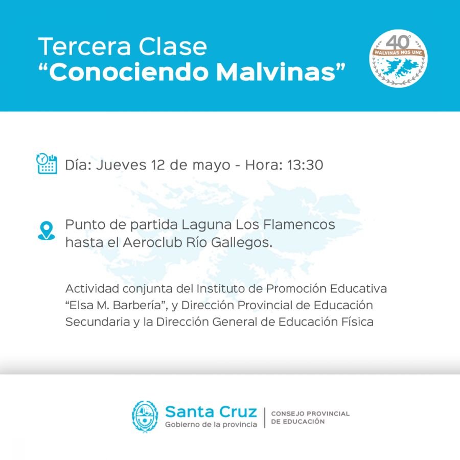 El Instituto “Dra. Elsa Barbería" impulsa la propuesta  “Conociendo Malvinas en Escalas”