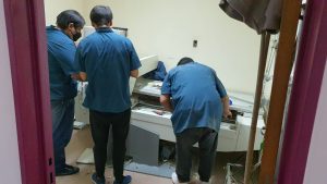 Se realizó la puesta en funcionamiento del tomógrafo en el Hospital Puerto Deseado