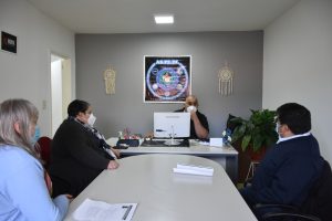 Salud coordina acciones con AsPeDi en Río Gallegos