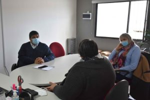 Salud coordina acciones con AsPeDi en Río Gallegos