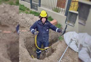 Comenzaron las obras de instalación de gas en Puerto Deseado