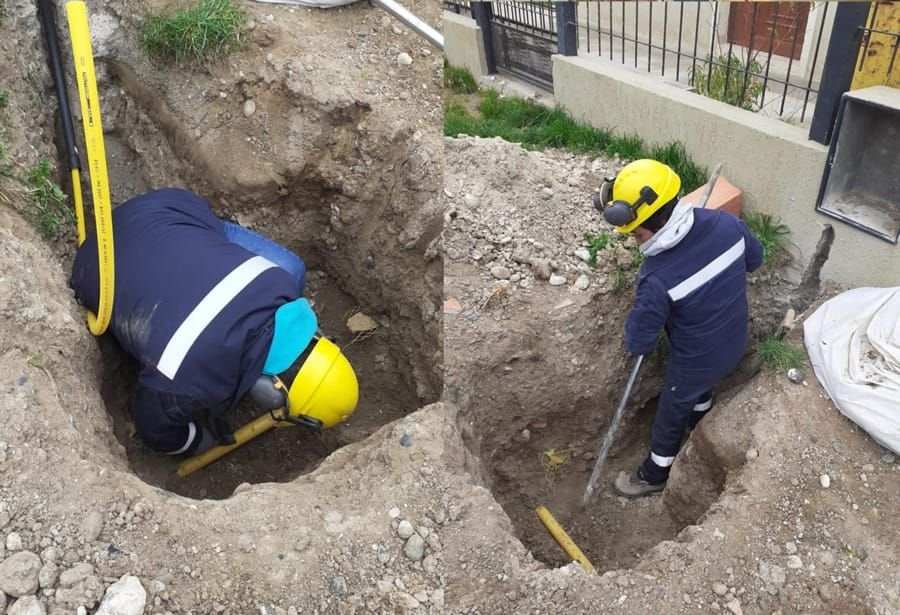 Comenzaron las obras de instalación de gas en Puerto Deseado