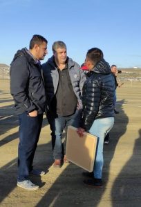 Autoridades del Gobierno participaron en la inauguración de la cancha de futbol del Club Olimpia Juniors