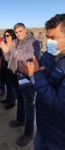 Autoridades del Gobierno participaron en la inauguración de la cancha de futbol del Club Olimpia Juniors