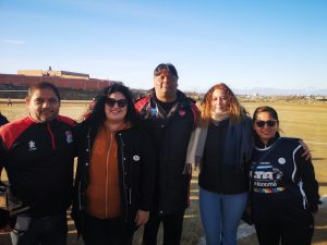El Gobierno de Santa Cruz acompañó la inauguración de la cancha del Club Olimpia Jrs.