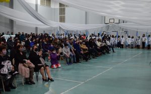 Autoridades de Educación acompañaron el acto por el 212º Aniversario de la Revolución de Mayo en la EPJA N°20